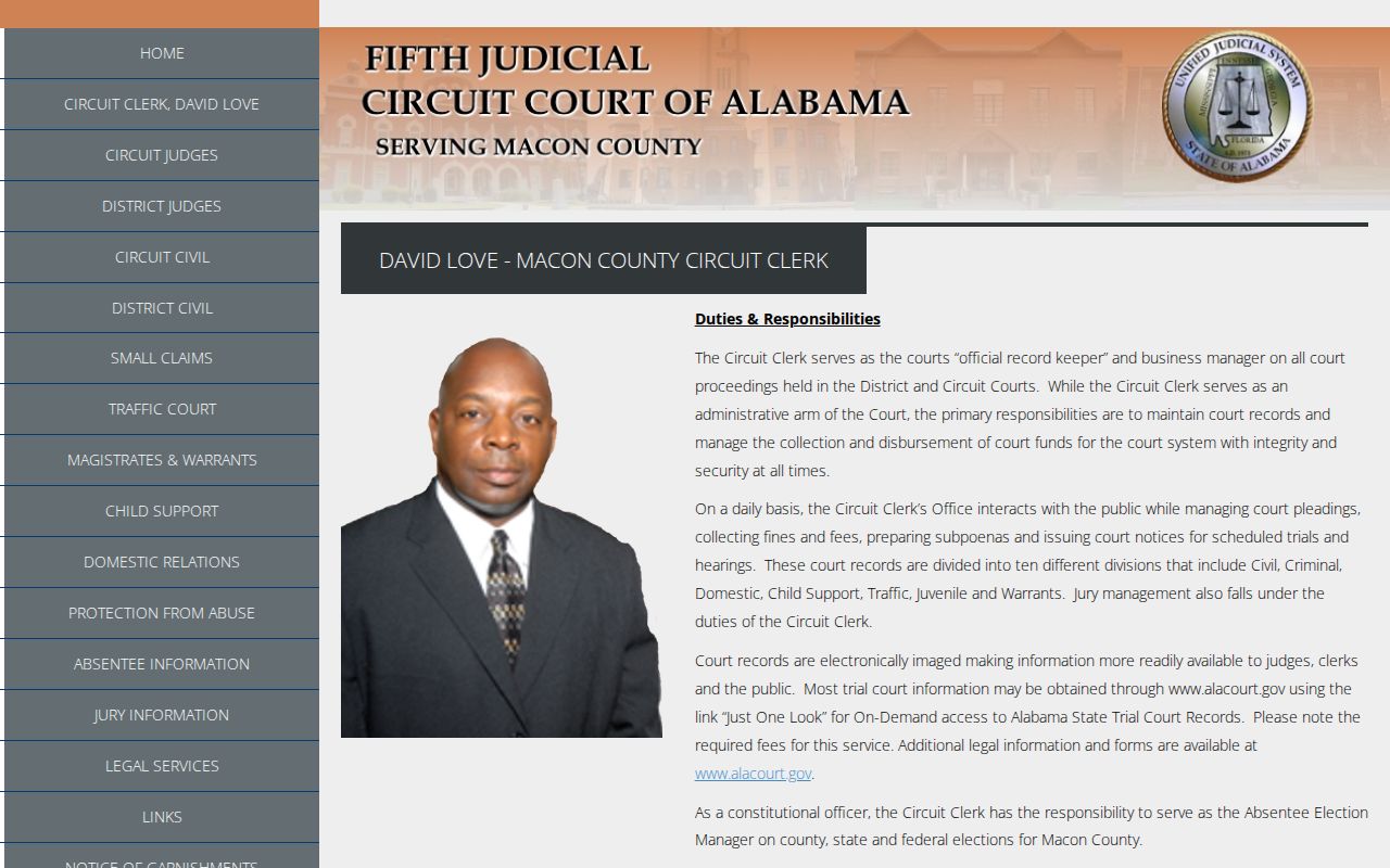 Macon County released inmates court records and release orders