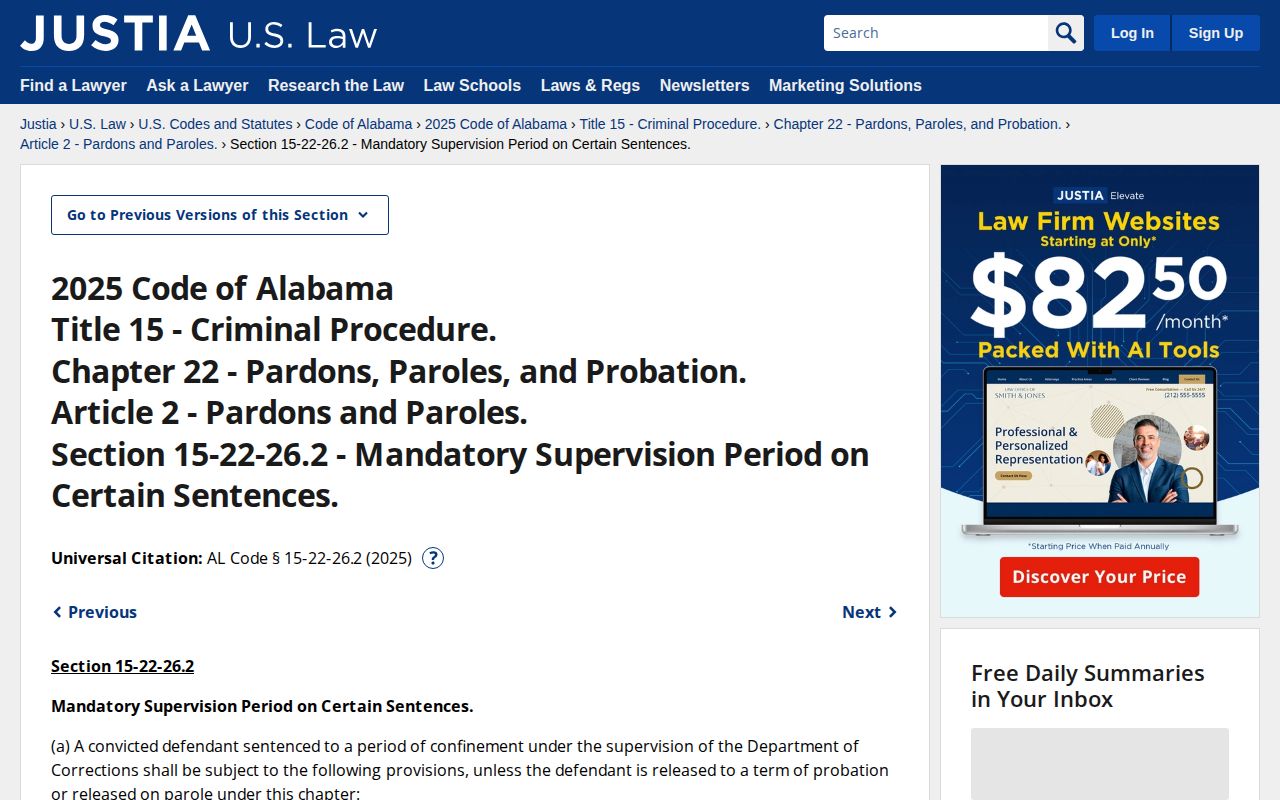Macon County projected release date mandatory supervision statute